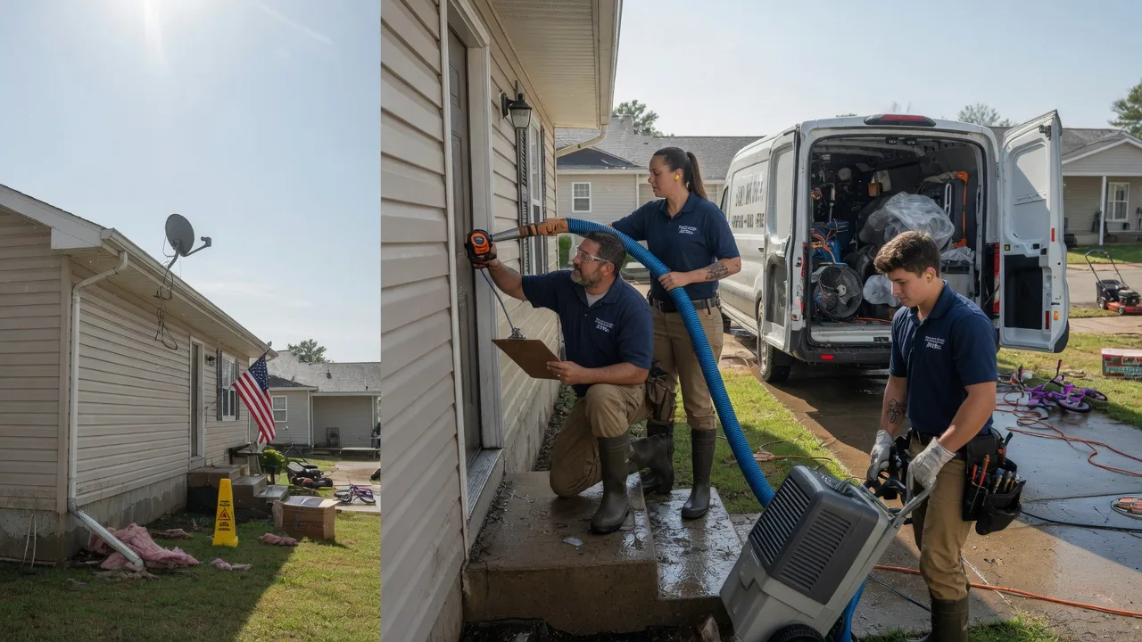 Ceiling Water Damage Restoration in Deersville, OH near me